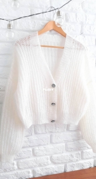 Weightlessness Cardigan by Alena Mihaylova - Russian