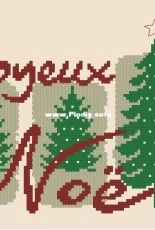 Lili Points - Joyeux Noel N002 in PAT / DMC