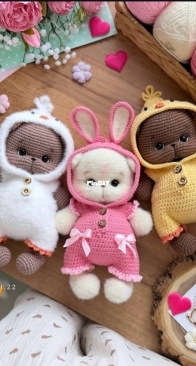 igrushki.22 - Evgeniya Pologutina - Easter bear - original English/ English with working links