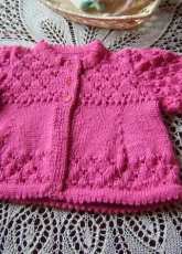 Rosebud layette-jacket