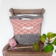 Gek op Haken - Trendy met Wol - Wolgelukjes - Linda Daas - Block bag - Blokjestas - Dutch