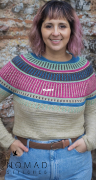 Nomad Stitches - Sandra Gutierrez - Lagom Pullover