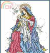 Motherly Devotion by Joan Elliott from Cross Stitch Collection 203 XSD