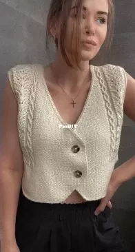Avery Vest by Olga Grishina - Russian