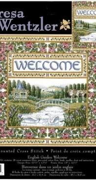Leisure Arts - 113976 - English Garden Welcome by Teresa Wentzler