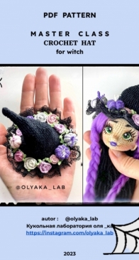 Olyaka - Olyaka Lab - olga Nizhibetskaya - Dress for the Witch and Hat