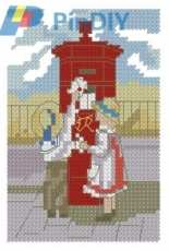 All Our Yesterdays - Sending The Post - October from 2011 Stitchers Diary - The World of Cross Stitching TWOCS 172 XSD