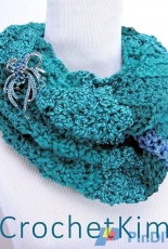 CrochetKim-  Kim Guzman- Rockin The Changes Infinity Scarf- Free