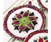 Annies Scrap Crochet - Star Pot Holders by Margret Willson 2004