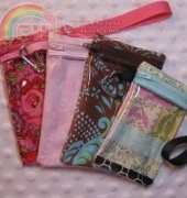 Pickle pie Designs In-the-Hoop Wristlet Case for iPhone and iTouch