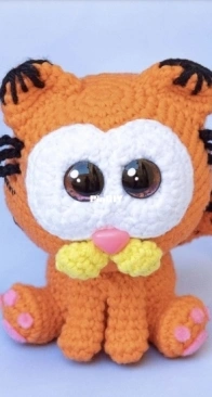 Xicotet Amigurumis - Nerea Gomis - Baby Garfield - Spanish