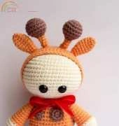 Blue rabbit -  Irina Tocelovska- Giraffe doll