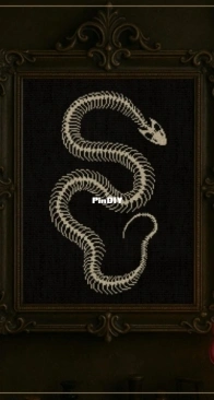 The Gilded Moth - Snake Skeleton