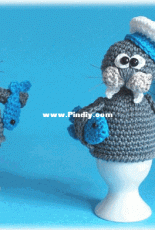 Frollein Haekelfein - Daniela Bonicke - Egg-Cosy Sea Lion - German