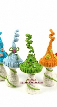 Haekelkeks - Mushroom deco - English
