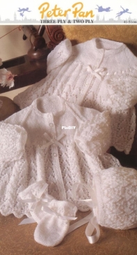 Peter Pan  P830   Jackets, bonnet and mitts