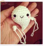 A Morning Cup of Jo Creations - Josephine Wu - Baby Ghost Ornaments - Free