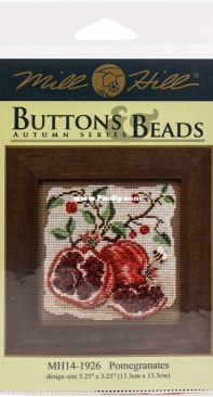 Mill Hill MH14-1926 Buttons Beads - PomegranatesMill Hill - Buttons & Beads Autumn Series MH14-1926 Pomegranates