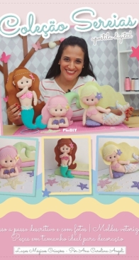Laços Mágicos Criações - Ana Carolina Angeli -  Mermaids Collection - Coleção Sereias - Portuguese