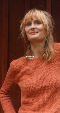 Lady Ribbington Sweater by Ellen Furderer-Swedish- Free