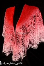 Gloriosa Lace Shawl by Elena Gotlib-Free
