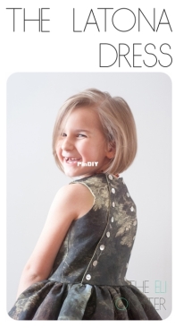 The Eli Monster - The Latona Dress - Sizes 18mo-12yr
