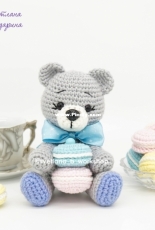 Svetlana Budarina - Bear with macarons - Russian - Free