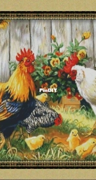 Poultry Yard 2 - E-338 by Galina Nesterenko