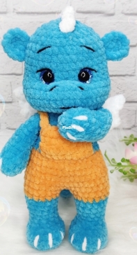 Proskuryakova_knits - Svetlana Proskuryakova - Светлана Проскурякова - Dragon - Дракоша плюша - Russian