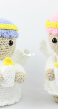Stringy Ding Ding - Olive  - Angel Amigurumi - Free