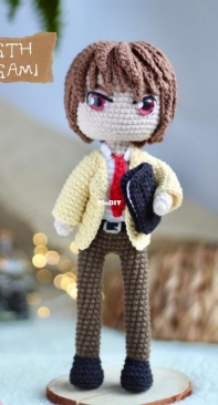Amigurumis da Vit - Vitória Ferreira - Light Yagami - Portuguese