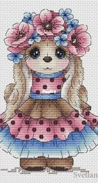 Bunny with Anemones By Svetlana Sichkar