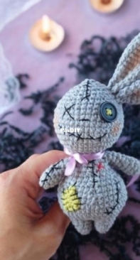Bunny Toy Pattern - Tatiana Zaitseva - The Voodoo Rabbit