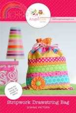 Angel Lea Designs- Stripwork Drawstring Bag-  free