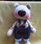 La Casita de Trapo - Oso Polo / Felt Bear - Spanish