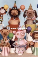 Happy Heart Patterns - HHF-438 - Circus Critters