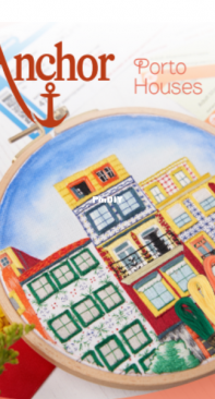 Anchor Crafts - Porto Houses by Luisa Laranjo - Free