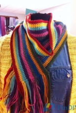 Variety Is The Stripe Of Life Scarf by Melissa Highfill-Free