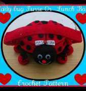 Crafts for Angels Designs - Barbara Maroney - Ladybug Purse or Lunch Bag