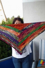 Diagonales Schal by Alpaka Seide-German-Free