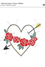 DMC Beatnik Heart and Arrow - Free