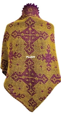 Retro Revival Shawl by Marci Marra