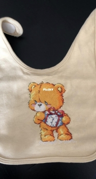 bib orange bear