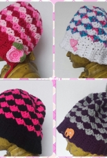 Hillary Thompson - Queen of Diamonds Beanie -  Free