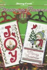 Joy Banner from Stoney Creek Collection Leaflet 292 Christmas Banners III PCS 11