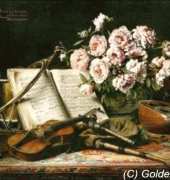 Golden Kite GK 1108 - Music Still Life With Peonies