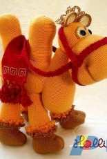 Halline - Halina Krapková - Crocheted Camel - Czech