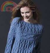 Cabled Tunic by Cornelia Tuttle Hamilton /Tahki Stacy Charles
