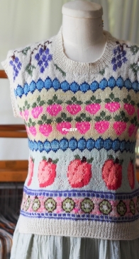 Fruit Salad Vest by Vanessa Ewing