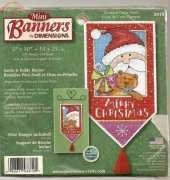 Dimensions 8810 Santa and Teddy Banner